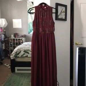 Strapless long dress